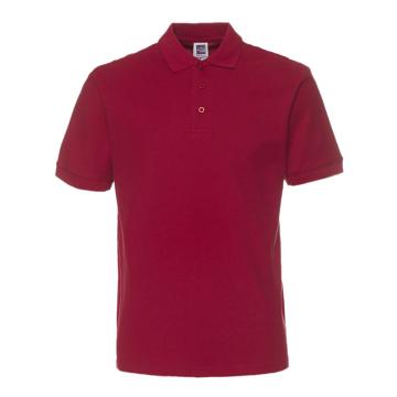 纯色大王 短袖全棉POLO衫，1AC03/酒红色-M 220g 售卖规格：1件