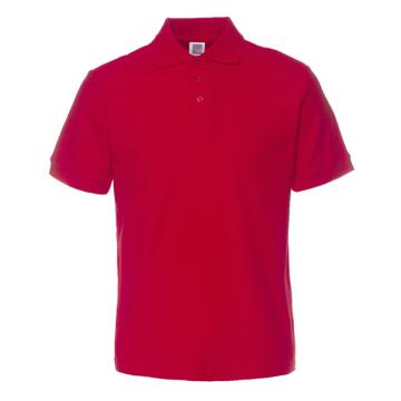 纯色大王 短袖全棉POLO衫，1AC03/大红色-M 220g 售卖规格：1件