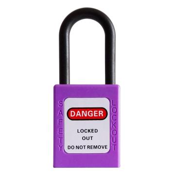 都克 经济型绝缘安全挂锁，P35XJ-紫 普通型 紫 售卖规格：1把