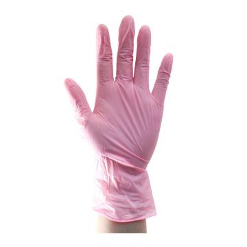 尚和倍斯特 一次性丁腈手套，885-M 粉色，0.08mm，100只/盒 售卖规格：1盒