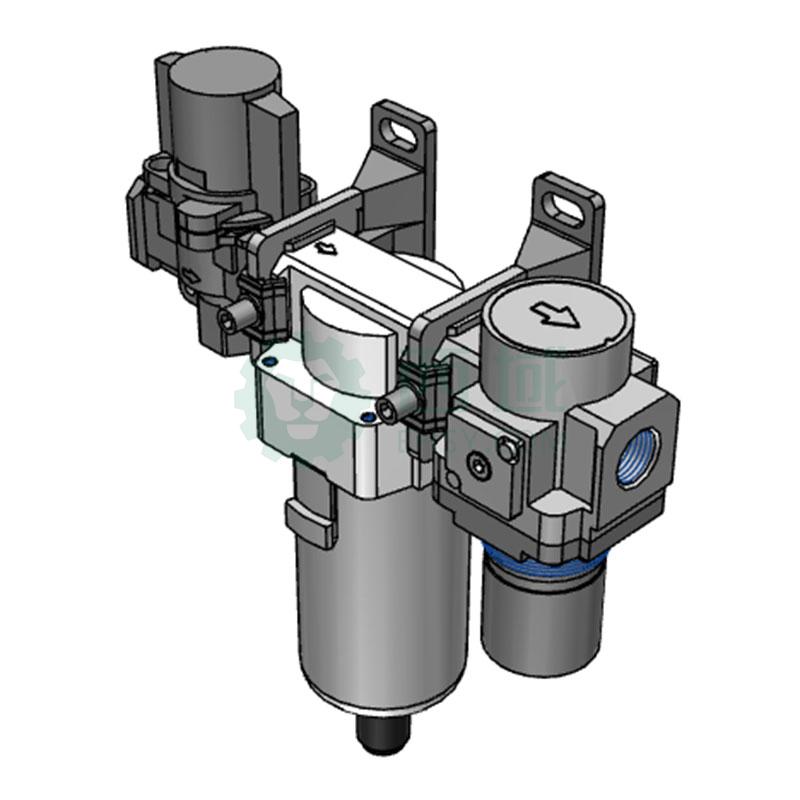 气动 空气处理件 气源处理组合 smc 二联件,空气过滤器 减压阀,ac40b