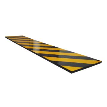 安赛瑞 防撞棉，PU海绵材料，黄黑条纹，自带背胶，200×1000×10mm，11892