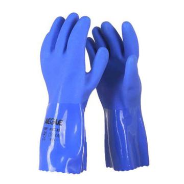 羿科/AEGLE PVC耐油手套，60604802 蓝色，35cm，PVC35 售卖规格：1副