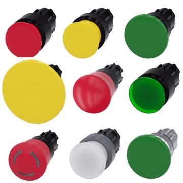 西门子/SIEMENS 按钮指示灯模块蘑菇头按钮紧急停止按钮，3SU10511BD400AA0 售卖规格：1个