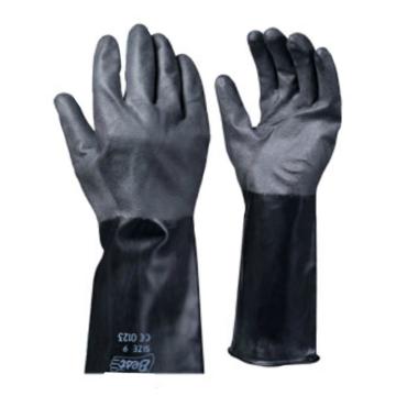 尚和倍斯特 丁基合成橡胶防化手套，874R-9 12副/打 售卖规格：1打