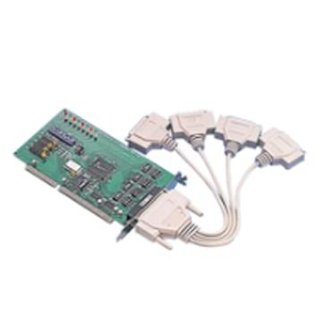 研华Advantech 4端口 RS-232 ISA串口卡，带浪涌保护，含一根DB9数据线，PCL-849A/9-BE