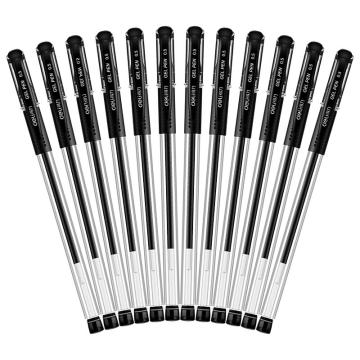 得力 中性笔，6600ES黑盒装 售卖规格：12支/盒