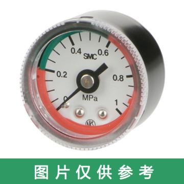 SMC 双色表盘型压力表，G46-10-01-L-C 双色表盘型压力表 售卖规格：1个