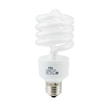 佛山照明/FSL T3 螺旋型节能灯，23W白光E27 售卖规格：50个/箱