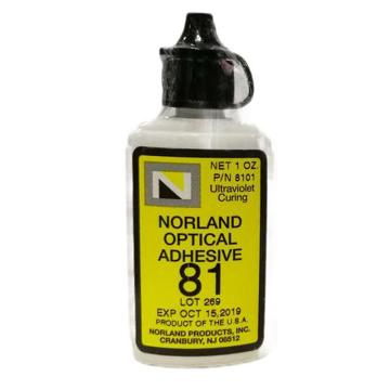 Norland 紫外胶水固化光学胶，NOA81 售卖规格：1瓶