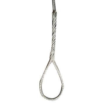 西域推薦 鋼絲繩，兩頭帶繩結除去繩結長度是1.5米，Φ10mm*1.5m