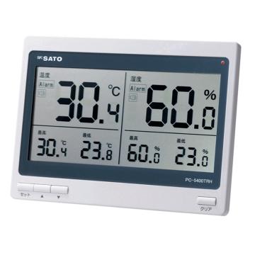 佐藤/SATO 大屏数字式温湿度计，PC-5400TRH 售卖规格：1个
