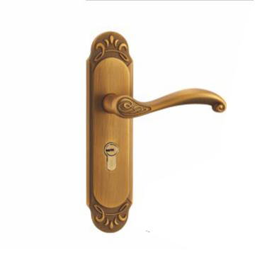 固特 门锁，5A566，锌合金/黄古 售卖规格：1套