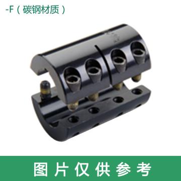 Ruland SPC-两片夹紧式刚性联轴器，英制，带键槽，不锈钢，SPC-22-22-SS 售卖规格：1个