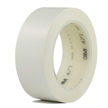 3M 聚氯乙烯胶带，40mm×33m，白色，471，471-40mm×33m-白 售卖规格：1卷