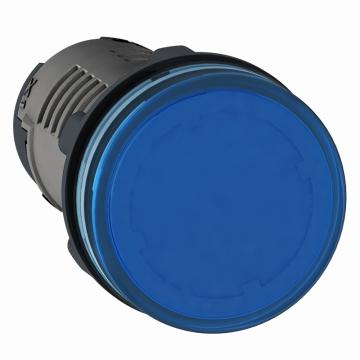 施耐德电气 XA2EV塑料系列指示灯，XA2EVM6LC AC220V 蓝色 售卖规格：1个
