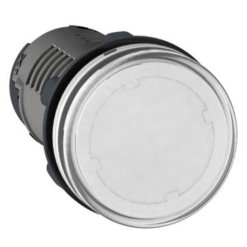 施耐德电气 XA2EV塑料系列指示灯，XA2EVF1LC AC110V 白色 售卖规格：1个