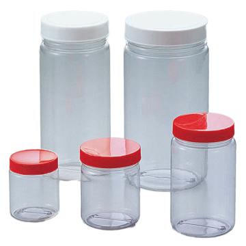 亚速旺/Asone 广口直身瓶(透明聚氯乙烯制) 2L，5-026-04 售卖规格：1个