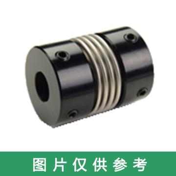 Ruland BS-波纹管联轴器，紧定螺钉式，一端英制一端公制，铝合金，BS32-19MM-1/2"-A 售卖规格：1个