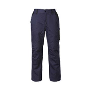 泰普士 高棉防静电裤子，ESD19CVC2011NB-S 60%棉40%功能纤维，藏蓝拼黑 售卖规格：1条