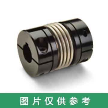 Ruland MBCK-波纹管联轴器，夹紧式，带键槽，公制，铝合金，MBCK51-20-13-A 售卖规格：1个