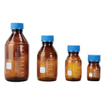 西域推荐 经济型螺口试剂瓶(棕色)，100ml，CC-4330-01 售卖规格：1个