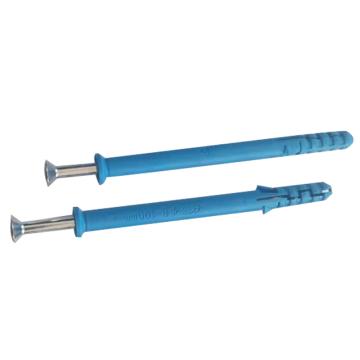 大和 蓝色塑料膨胀螺丝，ST6X40 售卖规格：100套/袋
