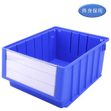 Raxwell 分隔式零件盒 物料盒，外尺寸規格D*W*H(mm)：300×235×140，全新料，藍色，單位：個