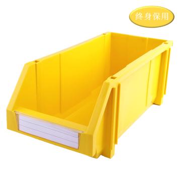 Raxwell 組立背掛零件盒 物料盒，外尺寸規格D*W*H(mm)：450×200×177，全新料，黃色，單位：個