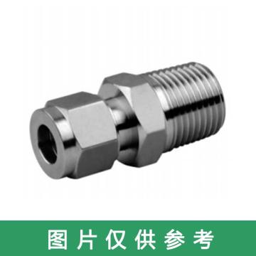 锐阁 SS316L卡套单接头，Ø8mm×1/2NPT