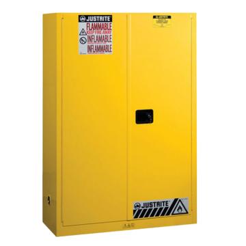 杰斯瑞特JUSTRITE 黄色易燃液体存储柜，FM认证，45加仑/170升，双门/手动，8945001