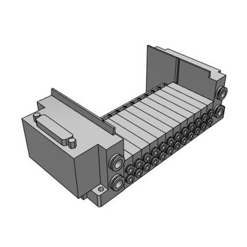 SMC 插件连接底板，SS5Y3-10F1-12B-C4 售卖规格：1个