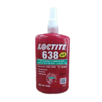 乐泰/LOCTITE 圆柱固持胶，638 高强度型 售卖规格：250毫升/支