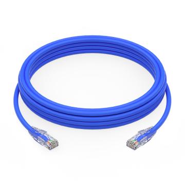 海乐 CAT6六类非屏蔽增强版网络跳线，HT-513F-5M 蓝色5米 售卖规格：1根