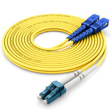 海乐 双芯单模SC-LC光纤跳线3米（SC-LC9/125），HJ-2LC-SC-S3 售卖规格：1根