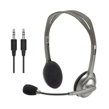 罗技/Logitech 多功能头戴式立体声音乐耳机，H110 售卖规格：1个