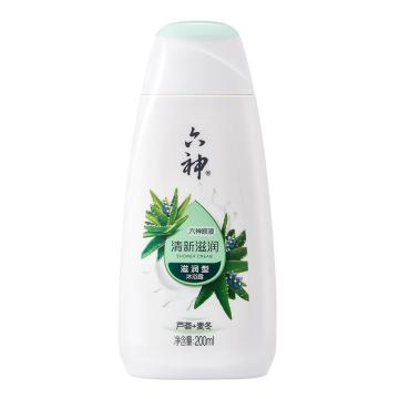 六神 芦荟清新滋润沐浴露，20461 200ml 售卖规格：1瓶