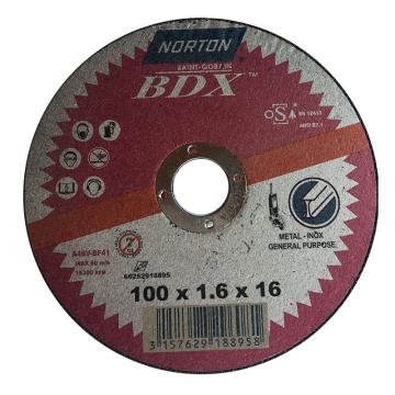 诺顿 BDX切割片,不锈钢,100×1.6×16