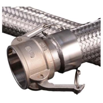 莫龙机械 304不锈钢金属软管，DN15 L=500mm，1.6Mpa，软管两端为D型快速接头连接 售卖规格：1根