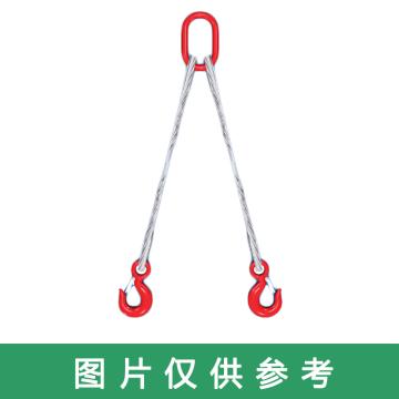 巨力 双腿成套插编索具，WCDH12-06 额定载重(kg)1500，提升高度(m)6，钢丝绳直径(mm)12 售卖规格：1根