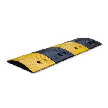 锦安行 橡胶减速带，1000*350*40mm，黄黑，人字形花纹，1米/根，JCH-R350 售卖规格：1米