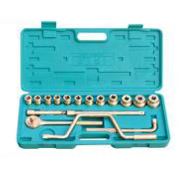 渤防 1/2"方17件套盒装套筒，1146 铍青铜 售卖规格：1套