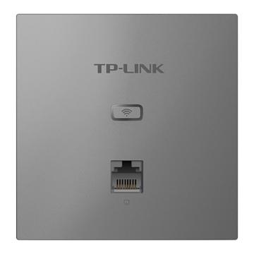 普联/TP-LINK 450M无线面板式AP，TL-AP450I-POE 薄款深空银(方） 86型入墙嵌入式 售卖规格：1台