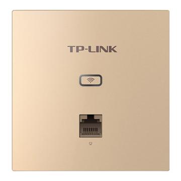 普联/TP-LINK 450M无线面板式AP，TL-AP450I-POE 薄款香槟金(方) 86型入墙嵌入式 售卖规格：1台