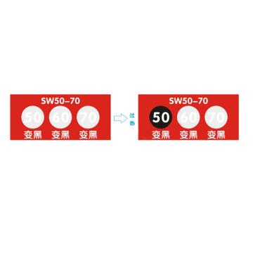 波仕欧/BOSSIO 变色示温贴片，SW50-70 售卖规格：33片/张