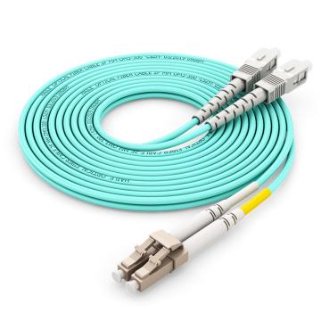 海乐 低烟无卤万兆多模光纤跳线UPC接头，HJ-2LC-SC-MT50 50米 售卖规格：1个