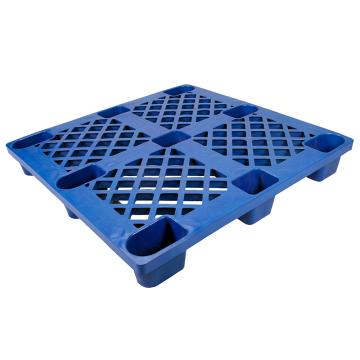 攻城虎 九脚网格托盘,改性HDPE,1100×1100×150mm,静载1.3T,动载0.5T,蓝色，TK1111JW-A 售卖规格：1个