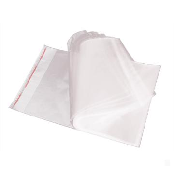 安赛瑞 透明自粘塑料袋/不干胶透明包装袋，尺寸:40×50cm，双面9丝（200个/包）