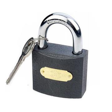 短梁铁挂锁，363-32，通开型，每把锁配2把钥匙