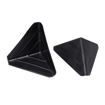 安赛瑞 三面塑料护角包角，23567 黑色，尺寸：120×120×120mm 售卖规格：200个/包